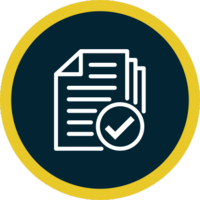 Document icon representing insurance assistance provided by Black Bear Roofing.