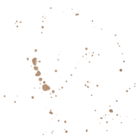 gold splatters