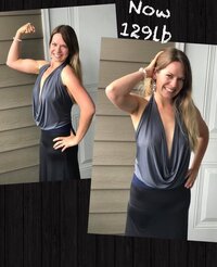 After picture of women once committing to Fit  by Coach Kel Workouts 
