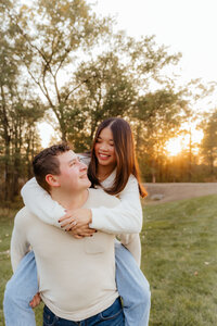 Ohio couples photographer capturing joyful, natural light portraits for fun-loving, laid-back couples who want authentic memories.