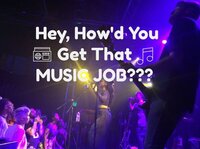 Hey how'd you get that music job logo