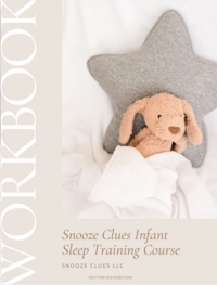 An instant download page of the Infant Sleep Course Workbook on phone