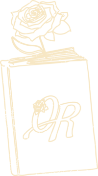 paper rose scrap