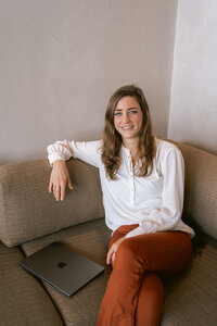 Marit Hilarius met Let's Focus boek