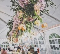 Strong-Mansion-wedding-florist-Sweet-Blossoms-flower-chandelier-Turner-Photography