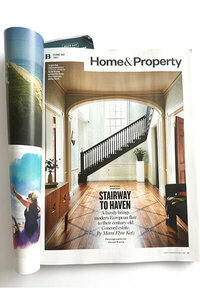 A featured project in Boston Home Magazine, showcasing a thoughtfully designed space that blends historic details with modern interiors.