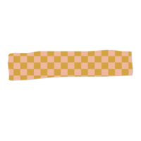 checkered tape website design element