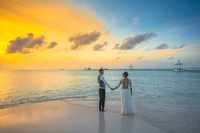 Tropical Destination Wedding Planner For Beach Weddings at Sunset