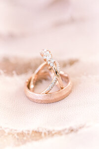 wedding ring photographed up close by Colorado wedding photographer kari joy photography