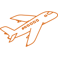airplane logo for travel