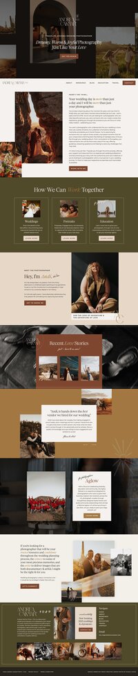 Homepage of Harry's website