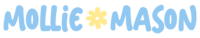 Mollie Mason Wellness secondary logo blue and yellow