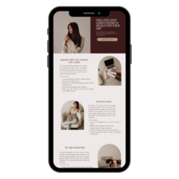 iPhone mobile design mock up from Radiant Design Studio