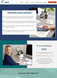 Must writing services mockup on ipad