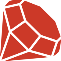 The Ruby Works Co.™ signature gem icon.