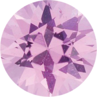 Pink Sapphire Diamond Stone October Birthday