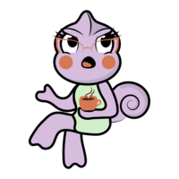 Mascotte créée par Fenicia Studio pour l'identité visuelle d'une organisation proposant des ateliers de chants inclusifs.