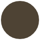 Dark brown circle with a white border.