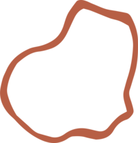 rust outline shape