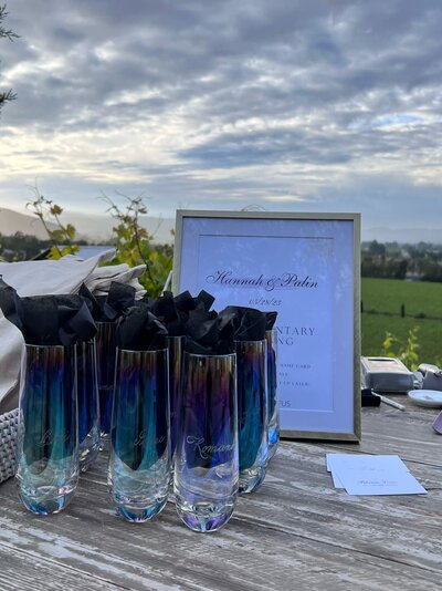 San Francisco wedding calligrapher and favors (4)