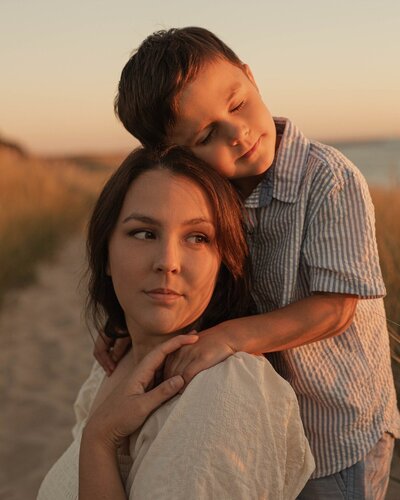 fallback shared on Invalid Date | Family session at sunset by West Michigan photographers