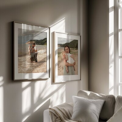 fallback shared on Invalid Date | Framed wall gallery in natural light by Traverse City photographers