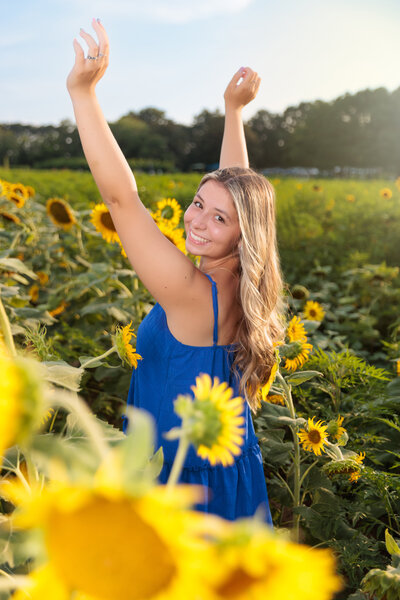 fallback shared on Invalid Date | Summer Sunflower session in Raleigh NC.