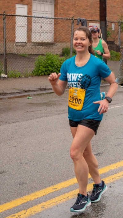 Brenda Running Marathon