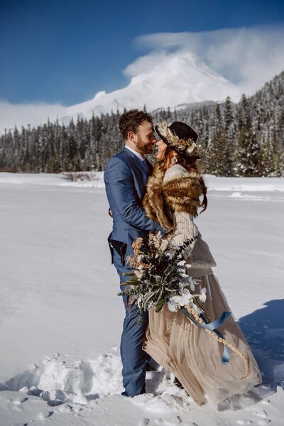 Venture-Ever-After-Mount-Hood-Snowy-Elopement