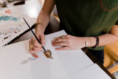 fallback shared on Invalid Date | Hands painting in an art studio