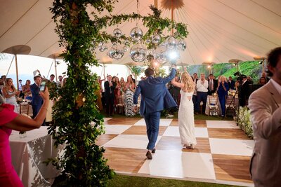 Checkered Dancefloor Bermuda
