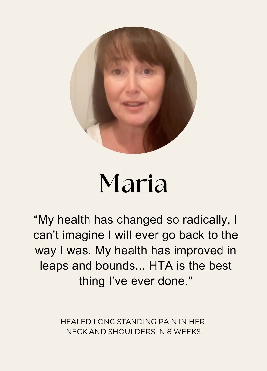 Maria (2) Testimonial