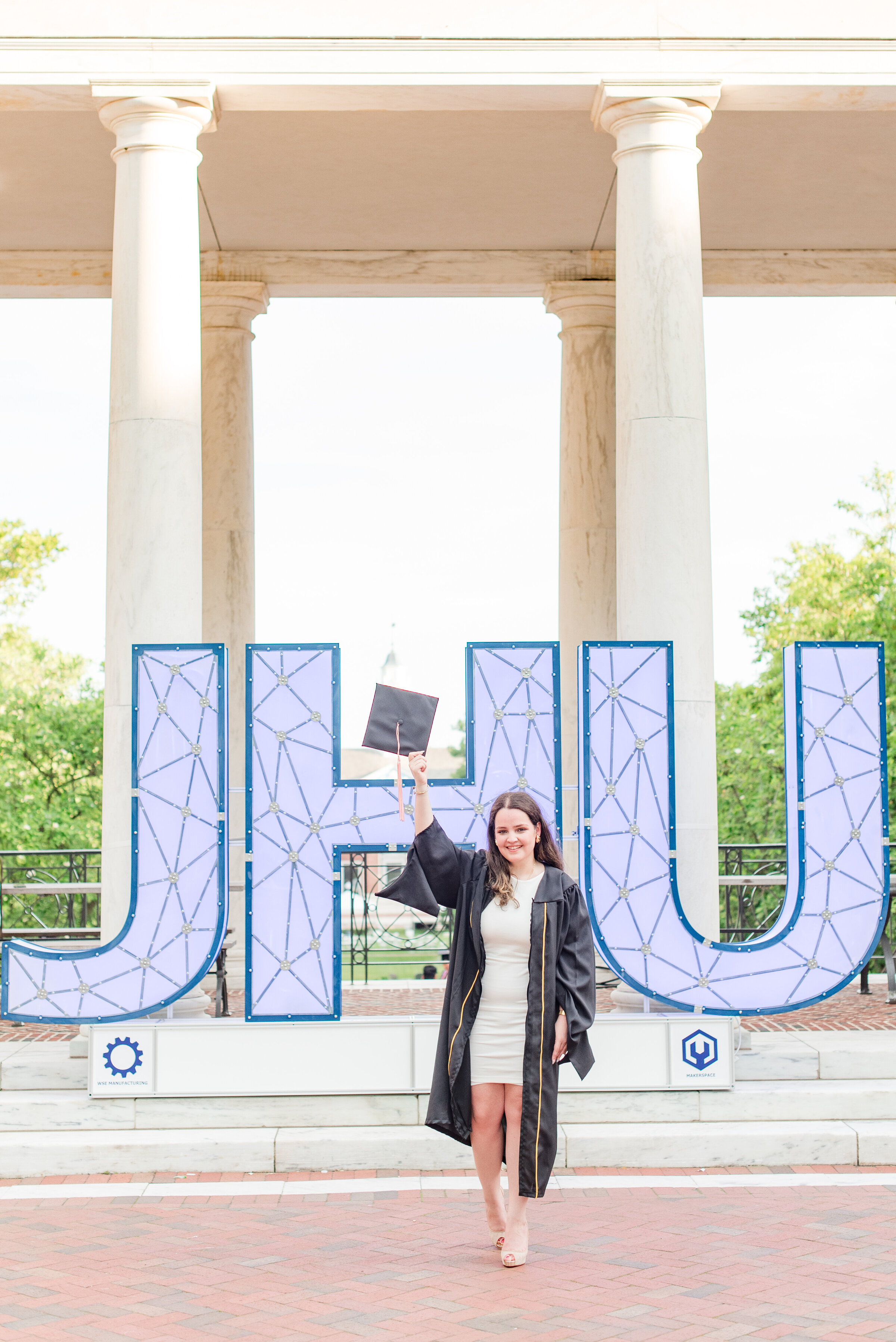 john hopkins graduate on campus