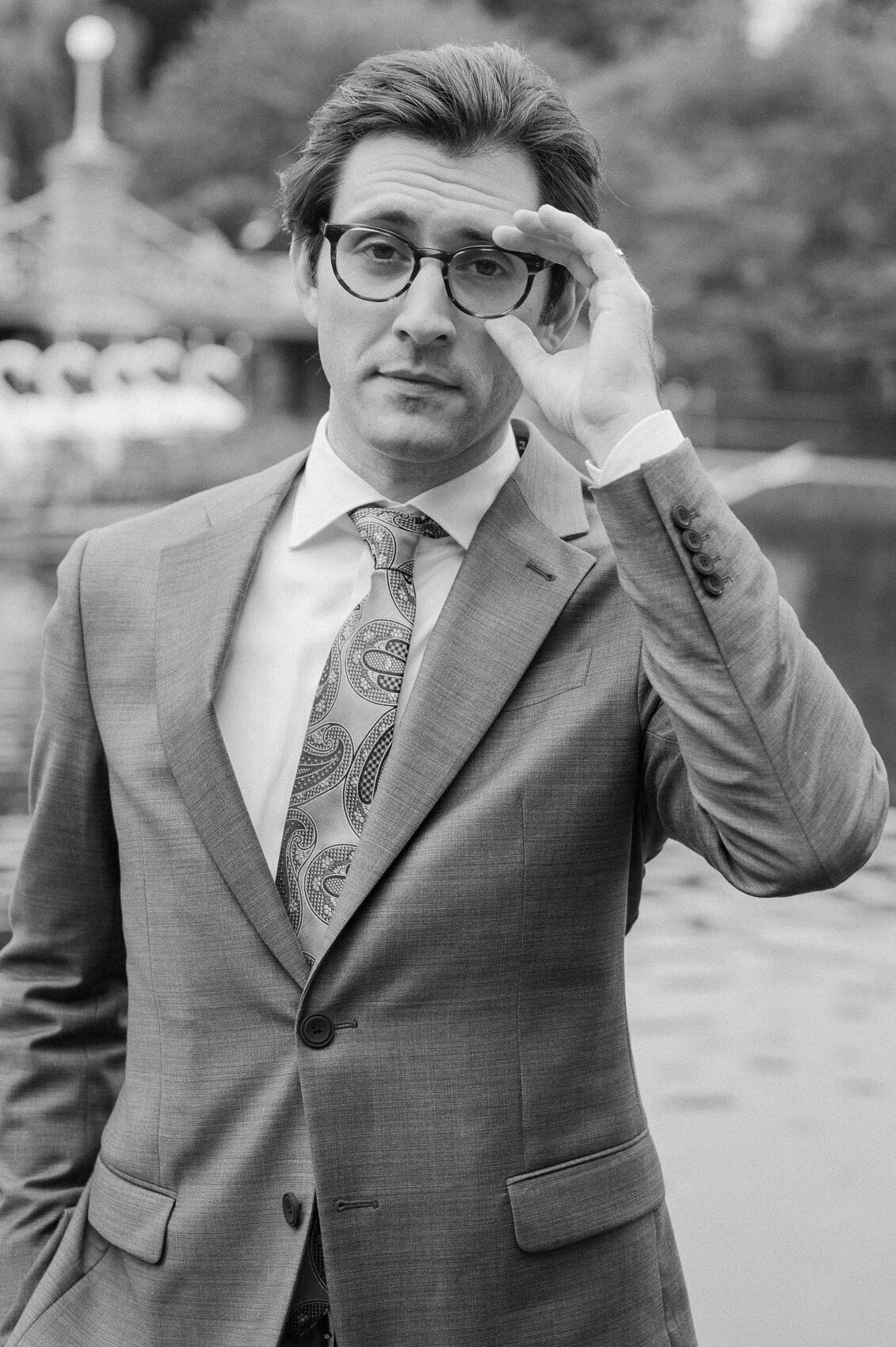 Boston Public Garden-James P Kelleher Rose Garden-Elopement-Boston Wedding Photographer-16