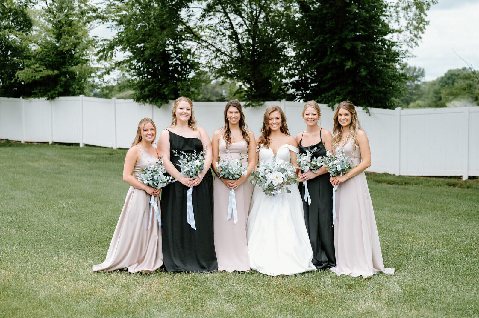 Bridal party photo by lexington wedding photographer
