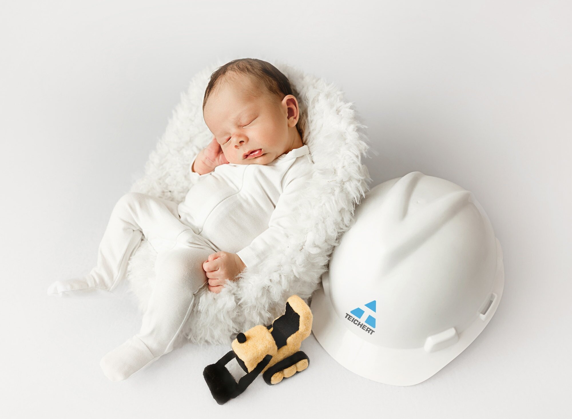 Yuba City Newborn Photographer- tractor