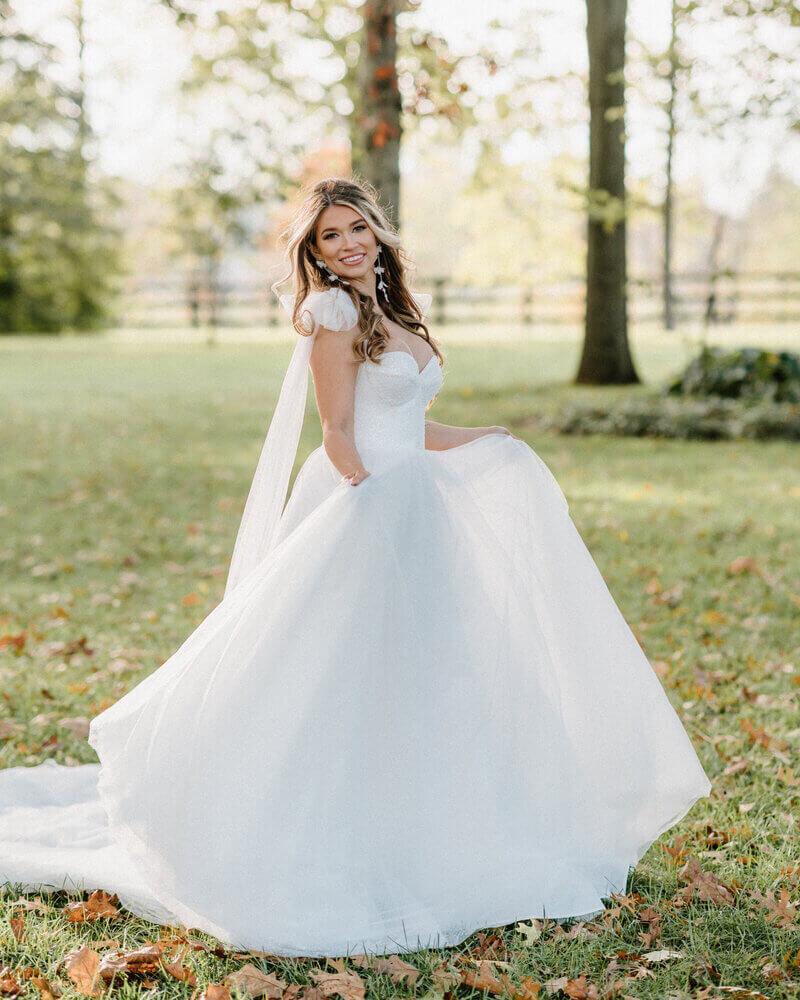 bridal portrait by lexington kentucky wedding photographers