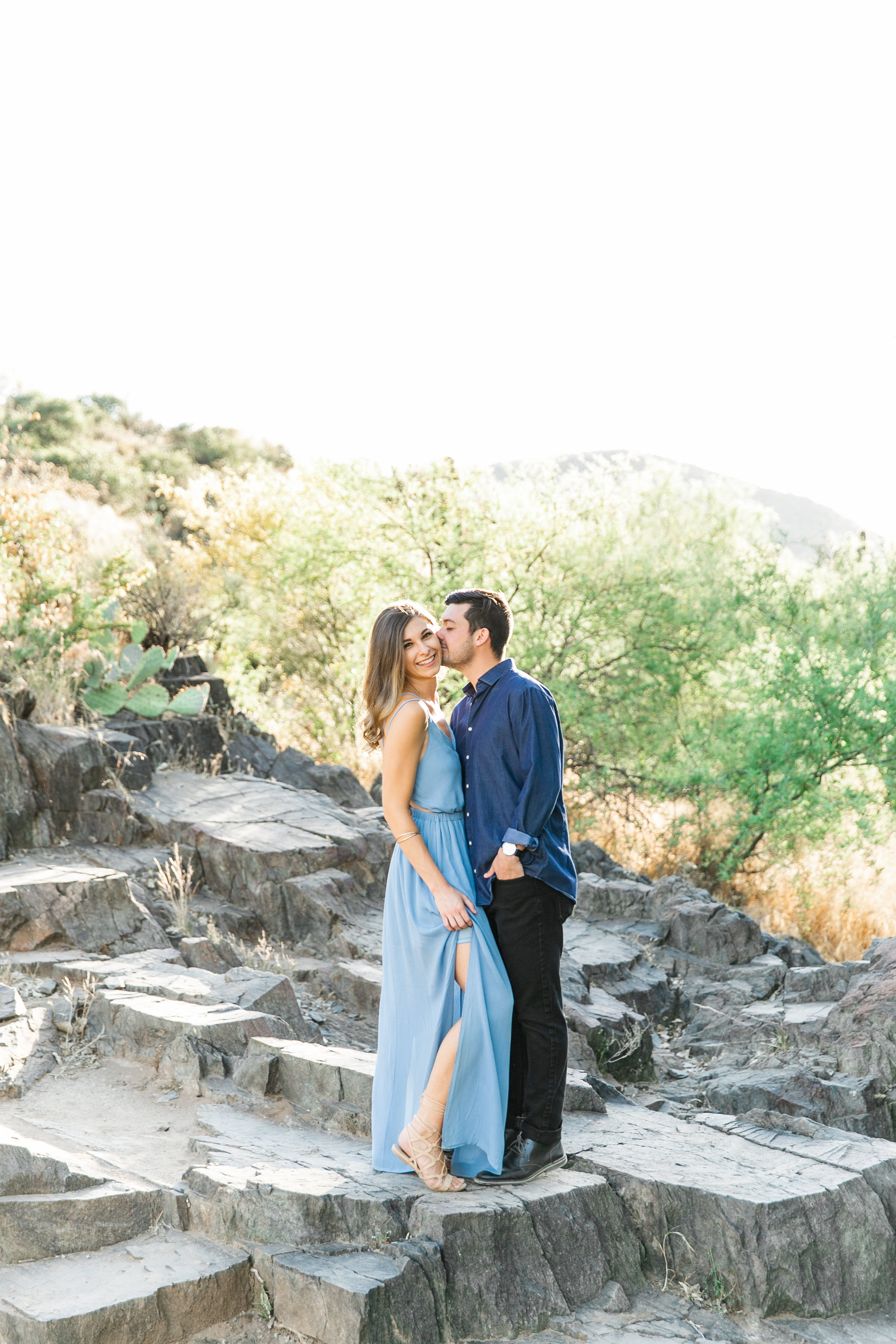 Karlie Colleen Photography - Arizona Desert Engagement - Brynne & Josh -4