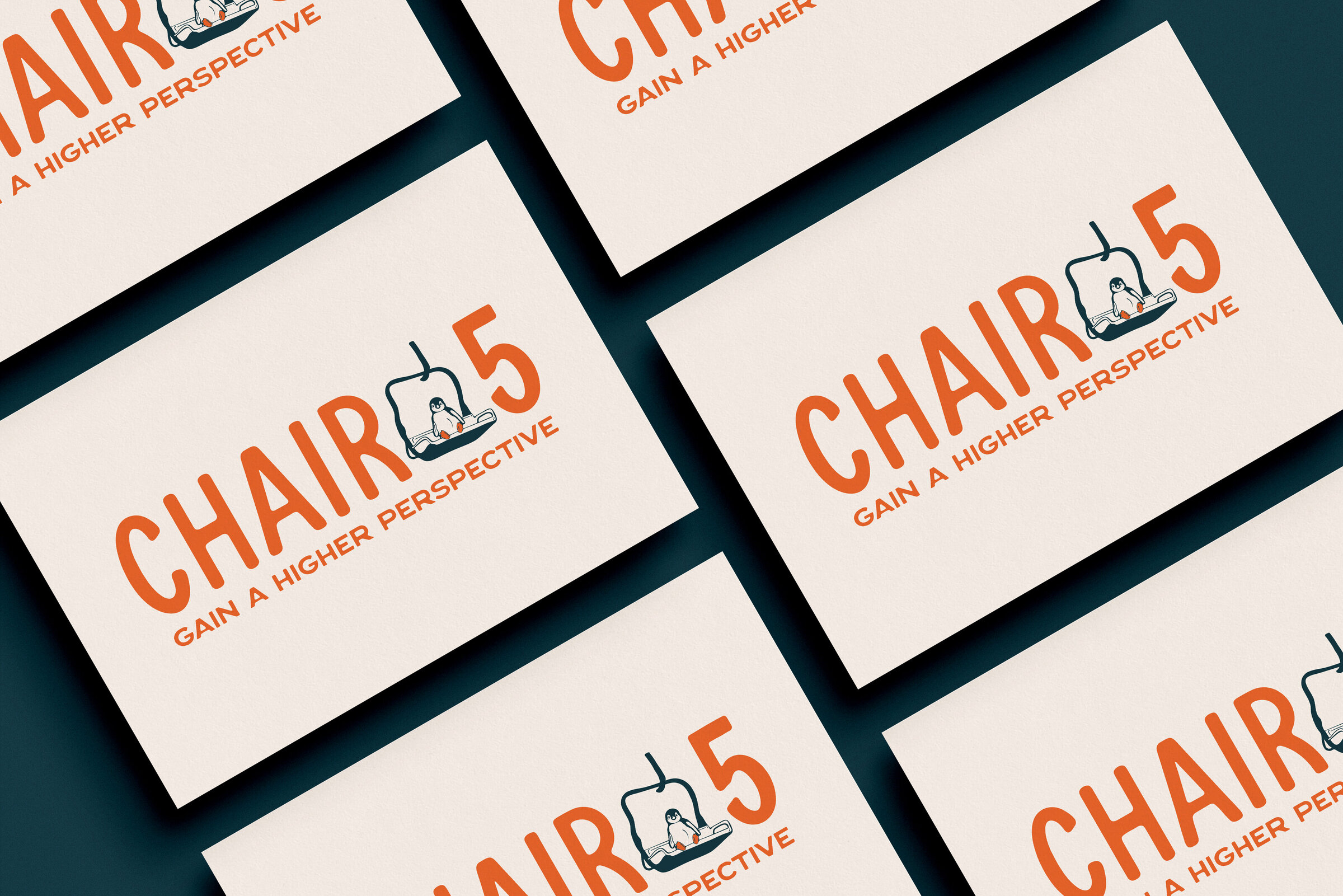 CARDS CHAIR 5 BLUE
