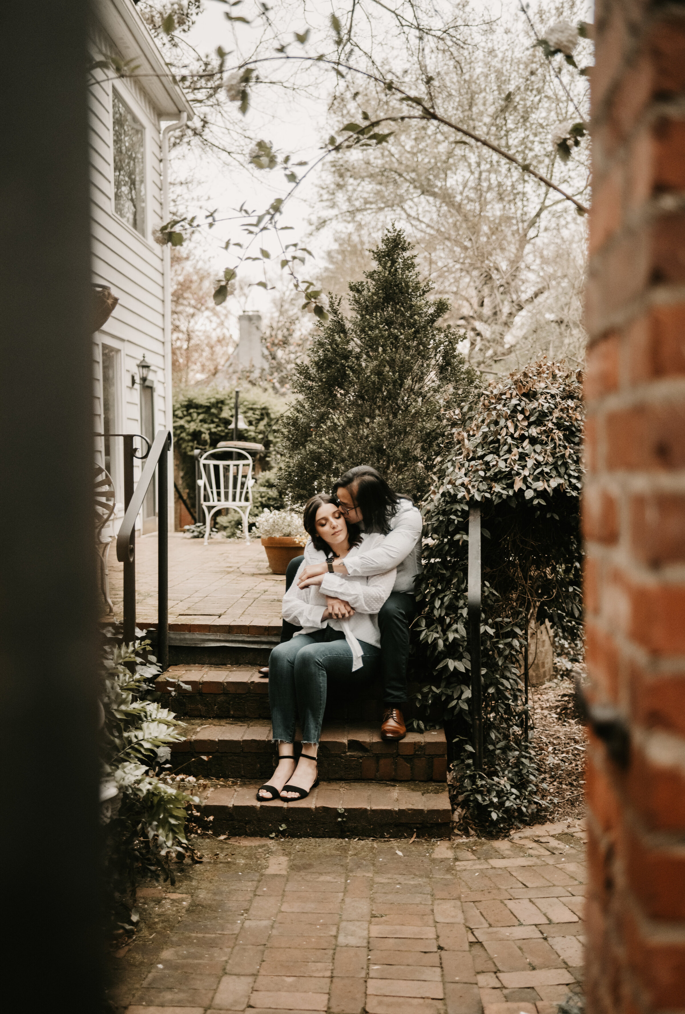 Charlotte NC Elopement Wedding Photographer Photojournalism Editorial Documentary Candid Photography Asheville Boone Raleigh Winston Salem Greensboro City Engagement Session