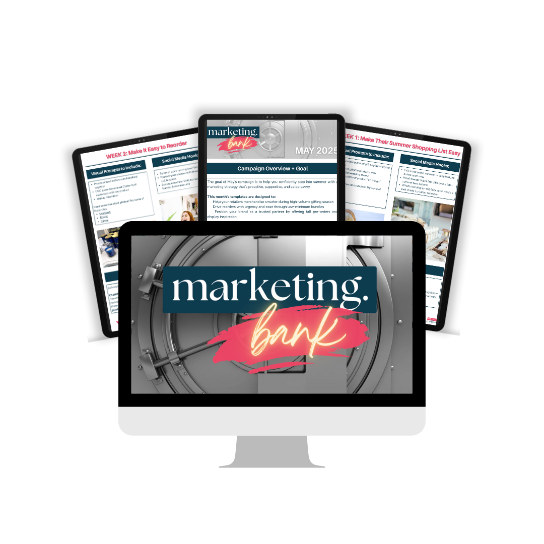 Product Marketing Bank by She Sells Differently