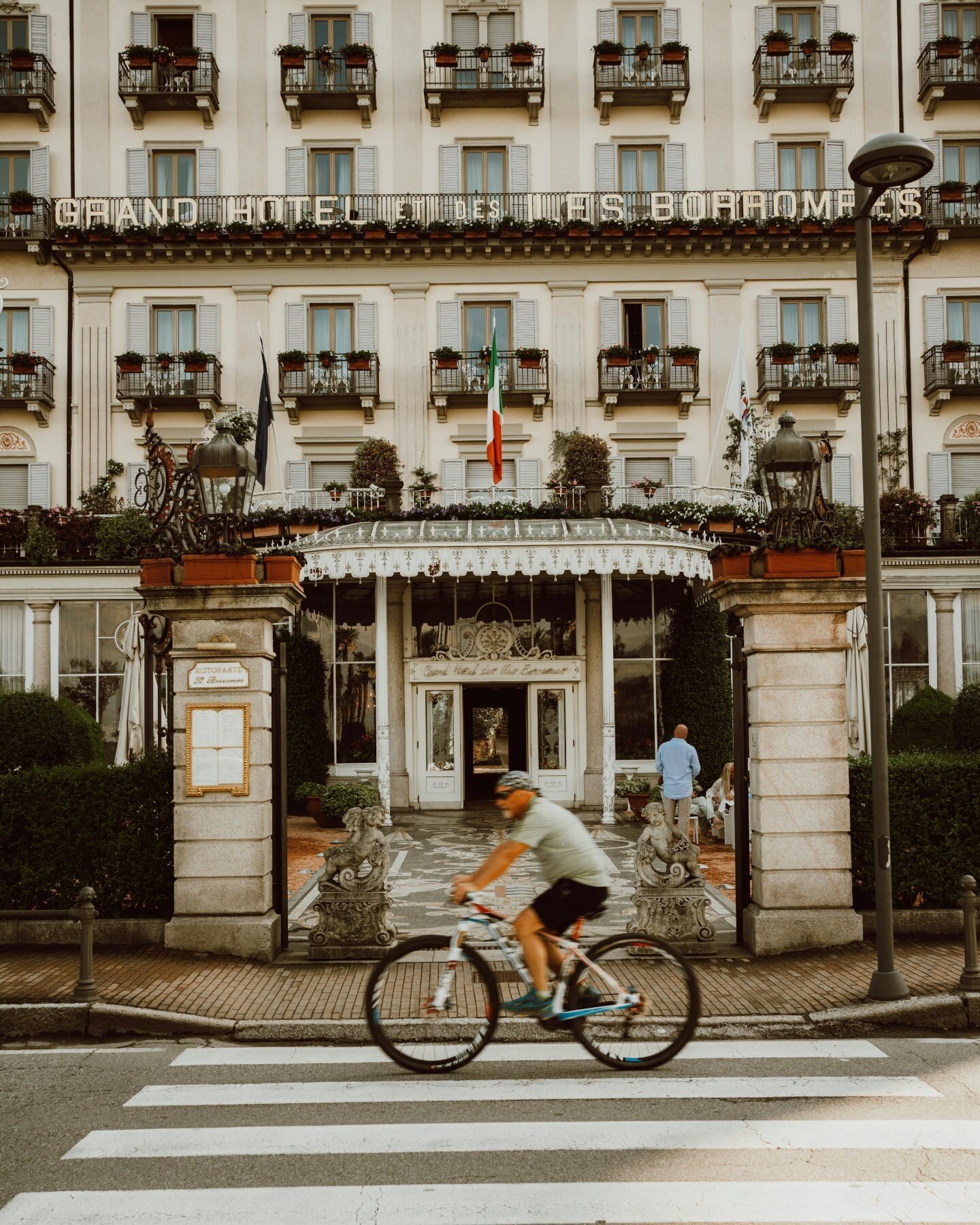 Europe city with bike