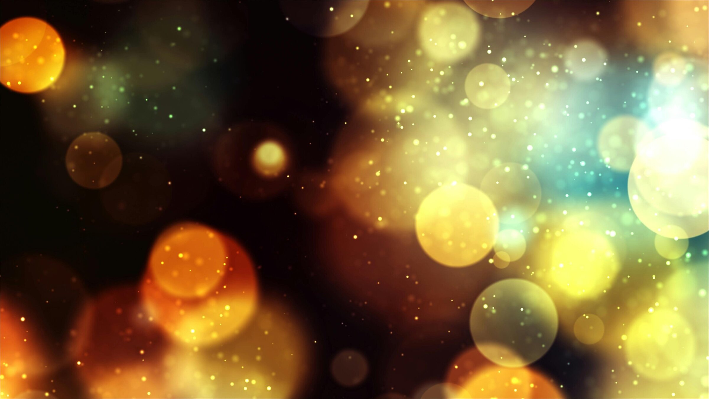 Image of colored light specks