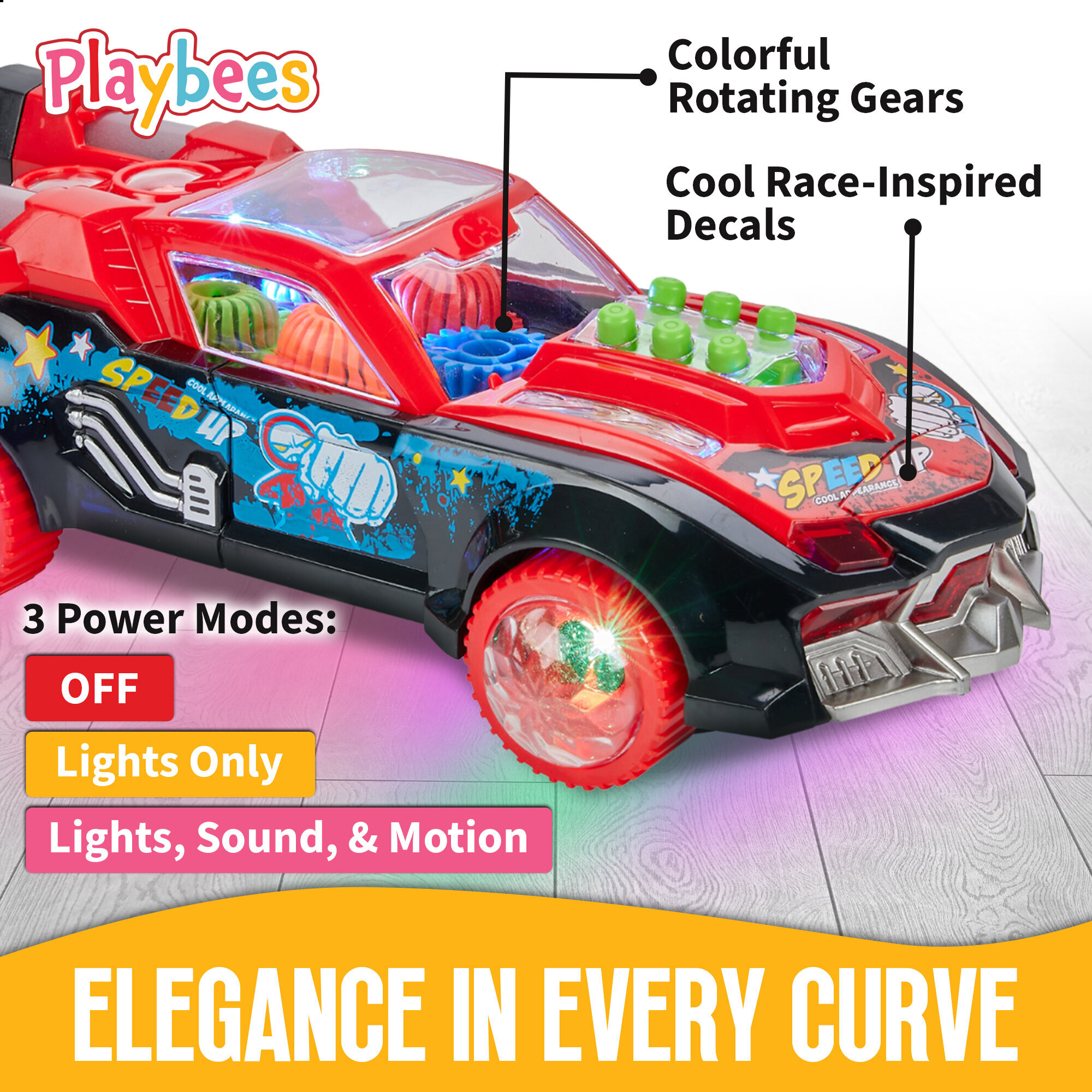 7-Playbees_Transparent_Gear_Racecar