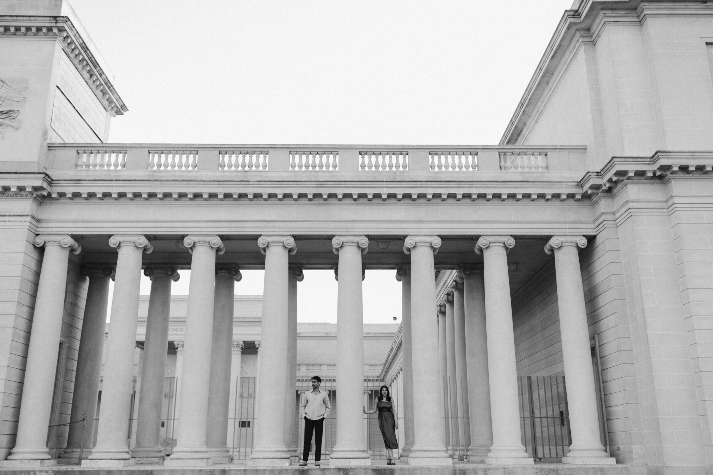 san francisco engagement session at legion of honor
