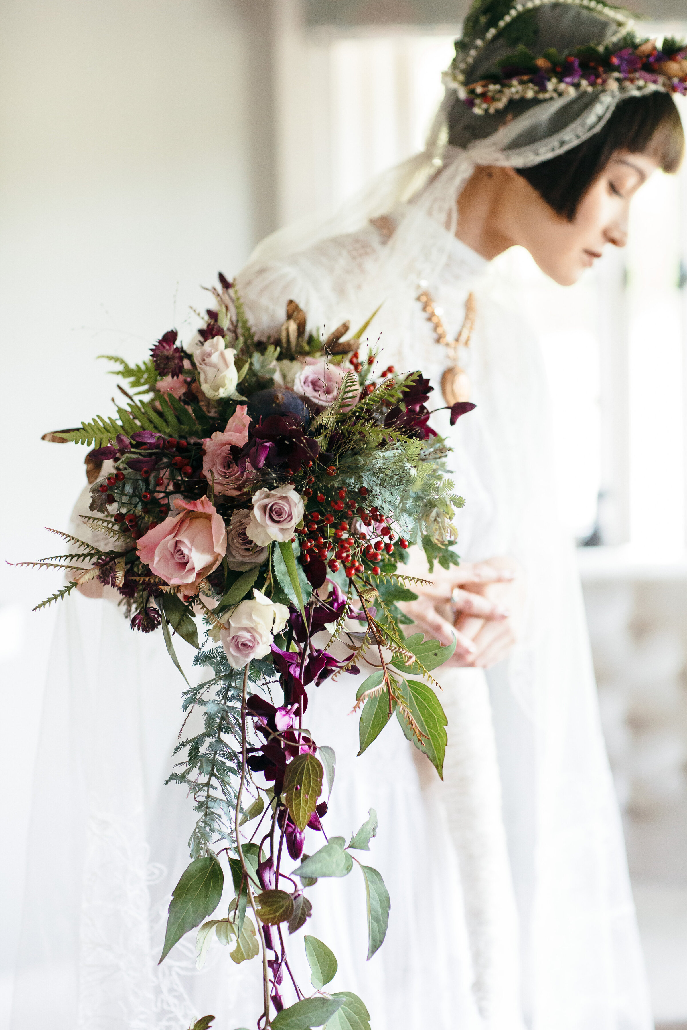 Editorila Style weding photography in Devon