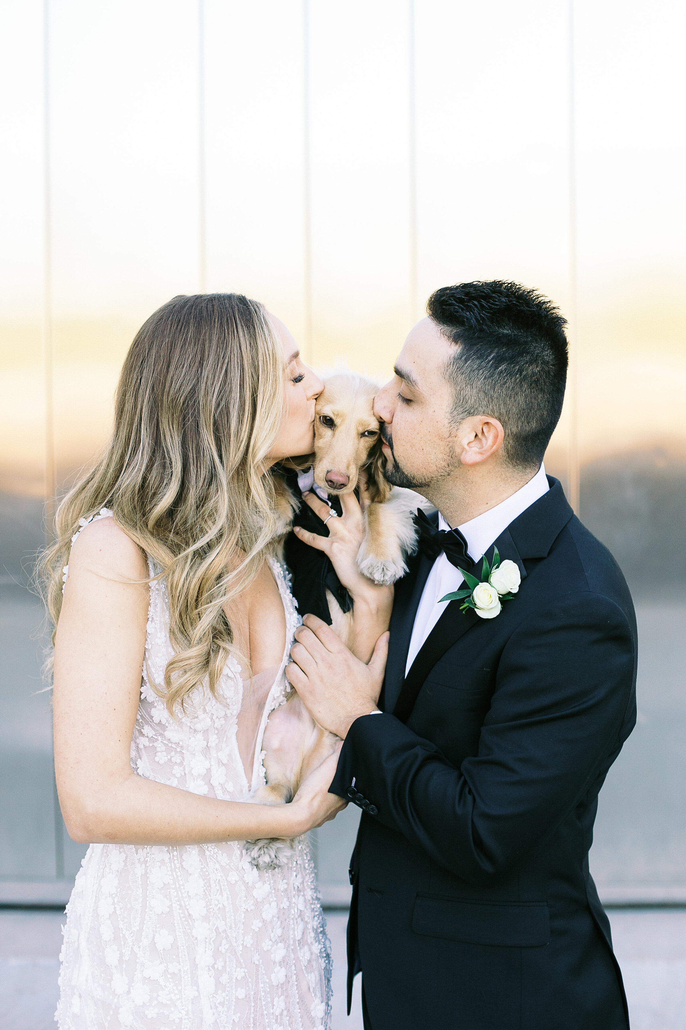 soho63-chandler-wedding-venue-bride-and-groom-with-their-dog