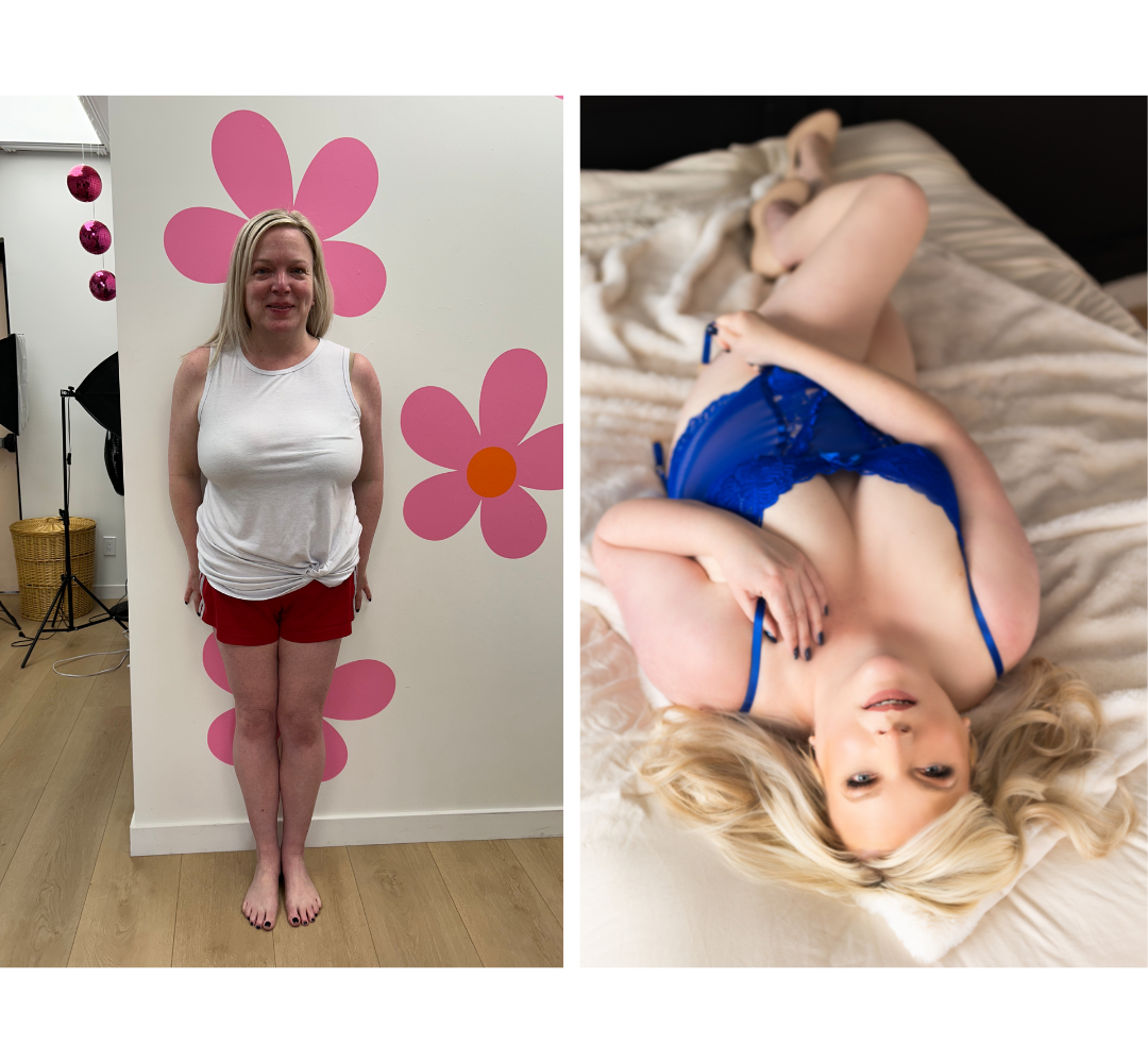 curvy boudoir before and after