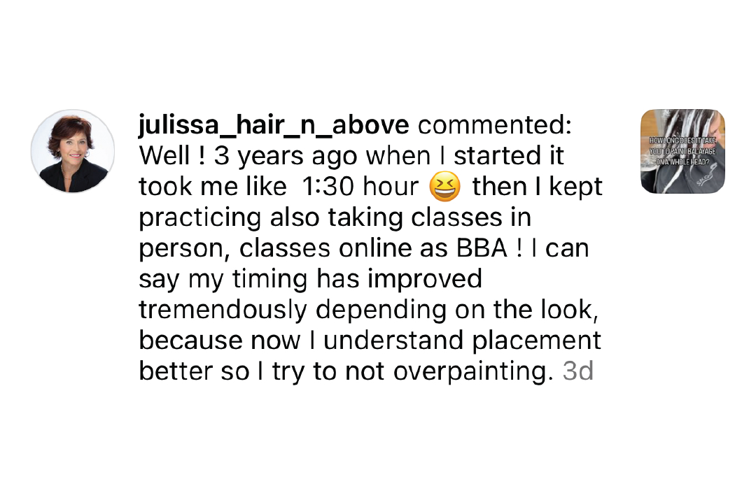 The Built Academy - Balayage French Haircutting Education for Hairstylists Salons - Testimonials - 1