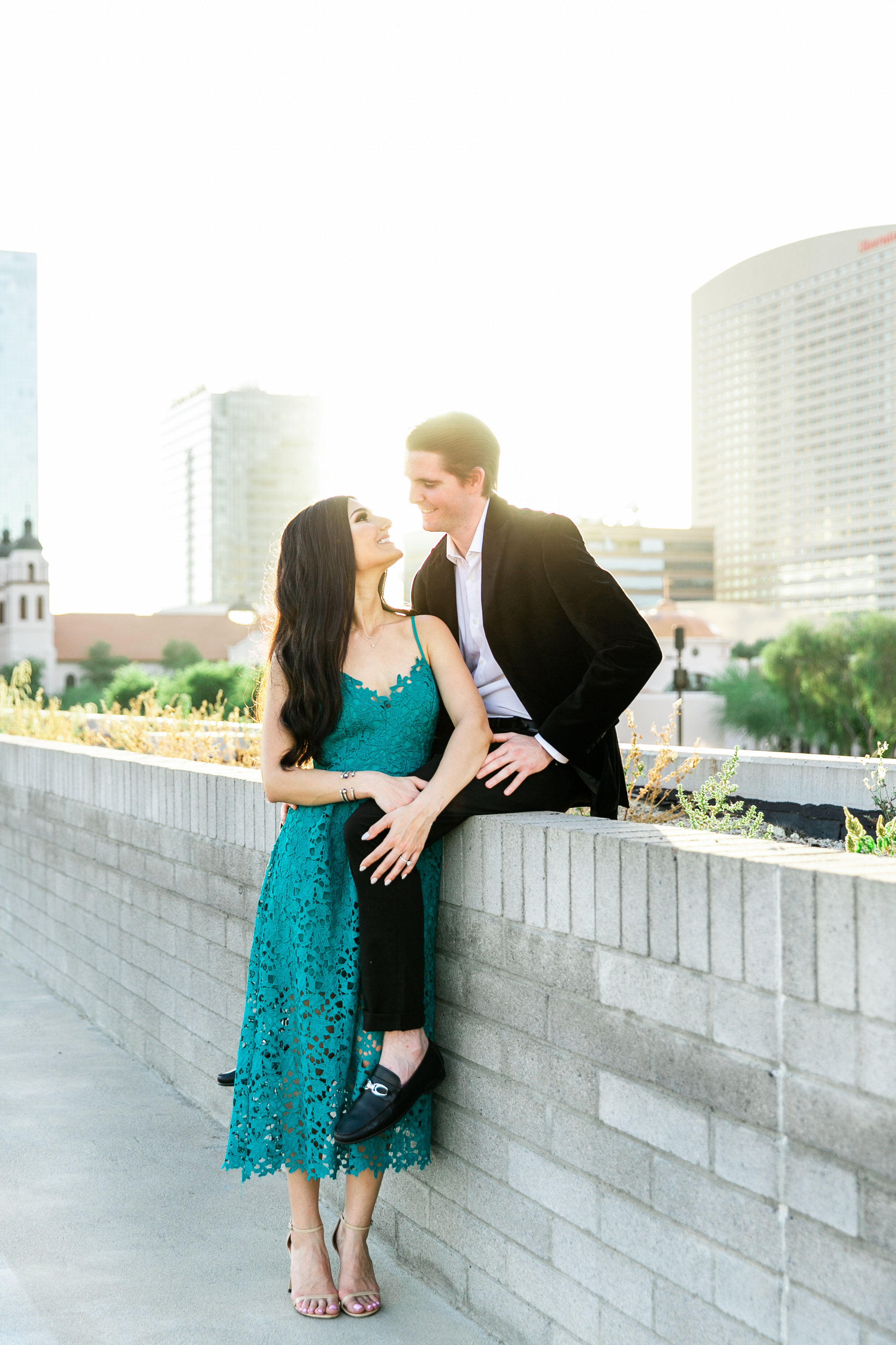 Karlie Colleen Photography - Arizona Engagement City Shoot - Kim & Tim-215